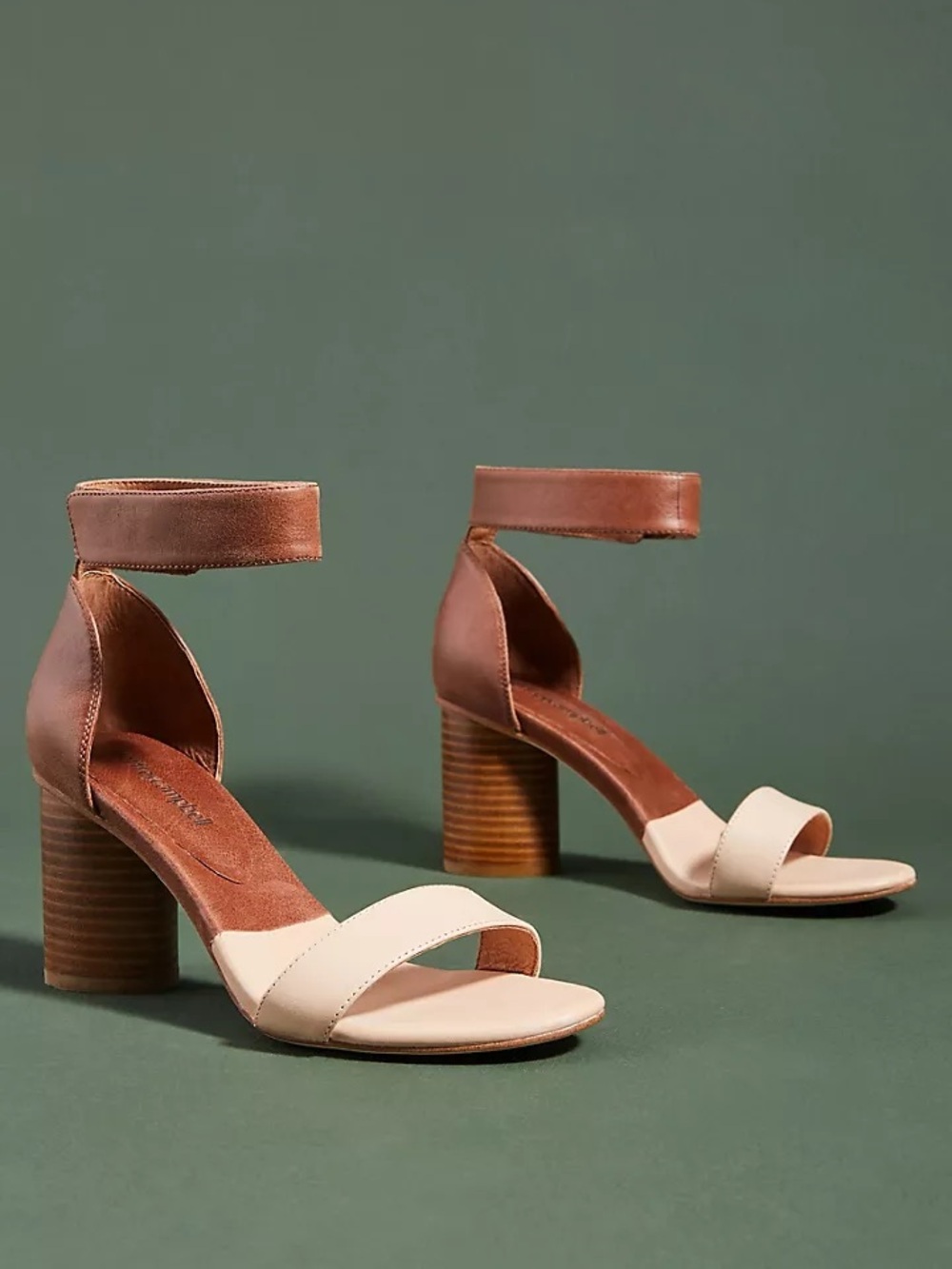 Jeffrey Campbell NIB Neutral Purdy Colorblock Heels from Anthropologie